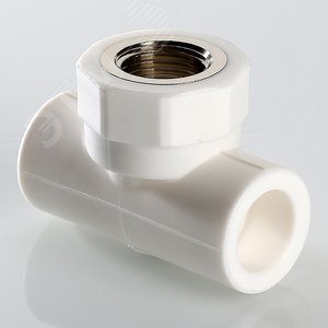 Тройник комбинированный 32x1' ВР полипропиленовый PPR белый - фото 5