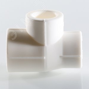 Тройник переходной 110x90x110 мм полипропиленовый PPR белый - фото 4