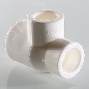 Тройник переходной 110x90x110 мм полипропиленовый PPR белый - фото 5