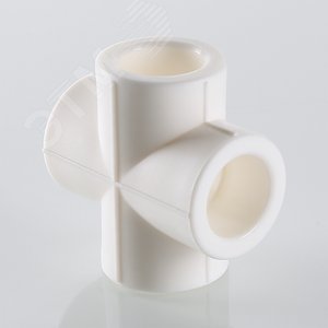 Крестовина 50 полипропиленовая PPR белая - фото 5