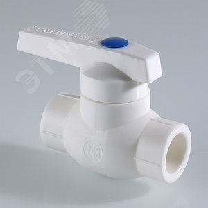 Кран шаровой 50 полипропиленовый PPR белый - фото 5