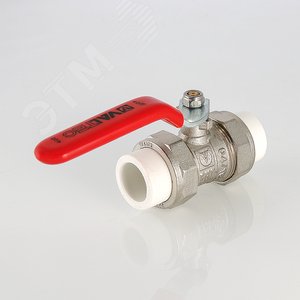 Кран шаровой 32 мм для холодной воды полипропиленовый PPR - фото 3