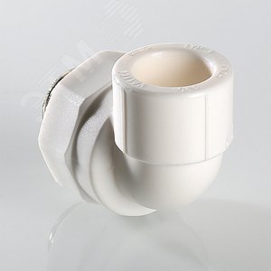 Угольник комбинированный 32x3/4' НР переходной, полипропиленовый PPR, белый - фото 5