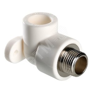 Водорозетка 25x1/2' НР полипропиленовая PPR белая - фото 1