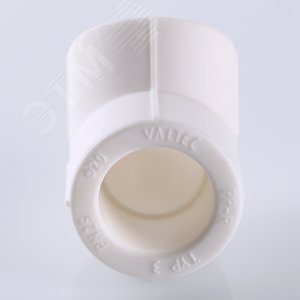 Угольник 25 мм 45 град., полипропиленовый PPR, белый - фото 2