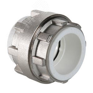 Изображение товара Соединение разборное 75 мм полипропиленовое PPR белое (шт)