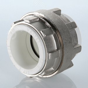 Соединение разборное 75 мм полипропиленовое PPR белое - фото 3