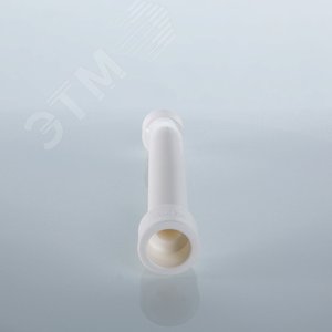 Обвод 25 мм с муфтами длинный полипропиленовый PPR белый - фото 2