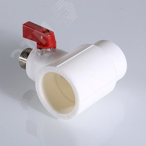 Тройник коллекторный 40x3/4' НР с шаровым краном полипропиленовый PPR - фото 5