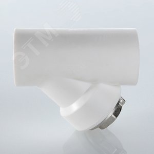 Фильтр сетчатый 20 ВВ косой, полипропиленовый PPR белый - фото 4