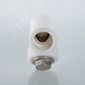 Фильтр сетчатый 25 ВН косой, полипропиленовый PPR белый - фото 2