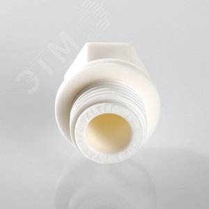 Заглушка 3/4' резьбовая, полипропиленовая PPR серая - фото 2