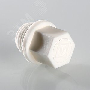 Заглушка 3/4' резьбовая, полипропиленовая PPR серая - фото 5