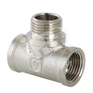 Изображение товара Тройник ВНВ 3/4'х3/4'х3/4' переходной, никелированный (шт)