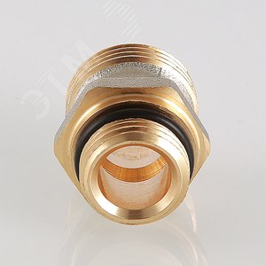 Ниппель для коллекторного блока 586 под расходомер 1/2'х евроконус нар-нар - фото 2