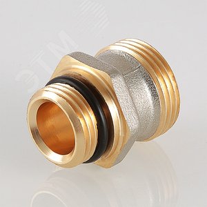 Ниппель для коллекторного блока 586 под расходомер 1/2'х евроконус нар-нар - фото 3