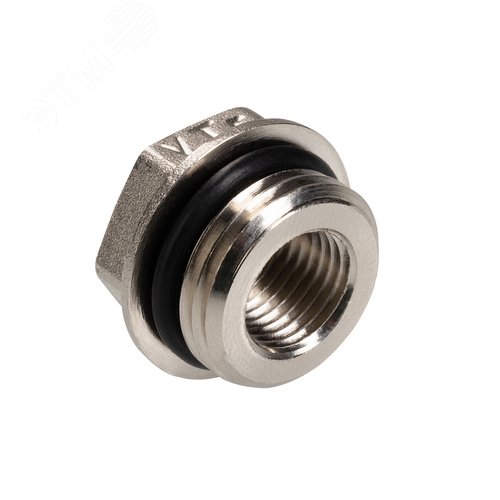 Фитинг резьбовой футорка коллекторная 1/2' х 1/8' - фото 1