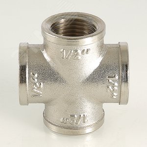 Крестовина ВВ 3/4' никелированная - фото 3