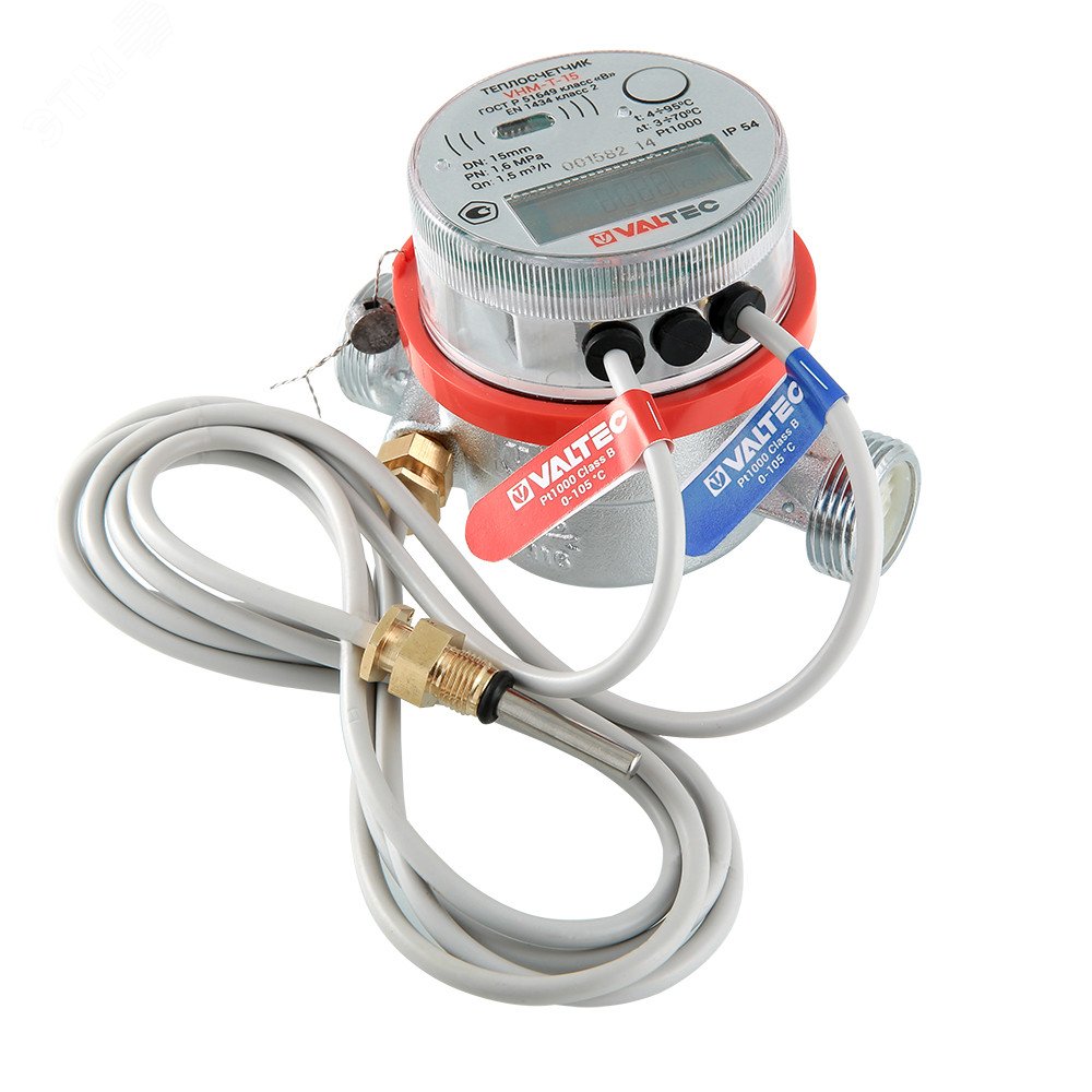 Изображение товара Теплосчетчик VALTEC VHM-T 20/2,5 для квартирных систем отопления и водоснабжения