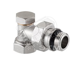 Клапан настроечный угловой 1/2' с дополнительным уплотнением