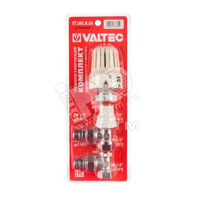 Комплект терморегулирующего оборудования для радиатора угловой 1/2'