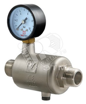 Редуктор давления линейный с манометром 1/2'