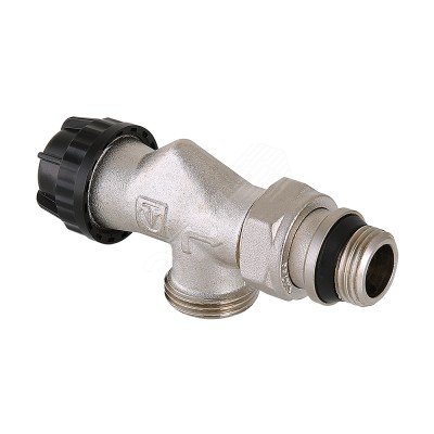 Клапан термостатический осевой с преднастройкой 1/2' с дополнительным уплотнением, переход на евроконус