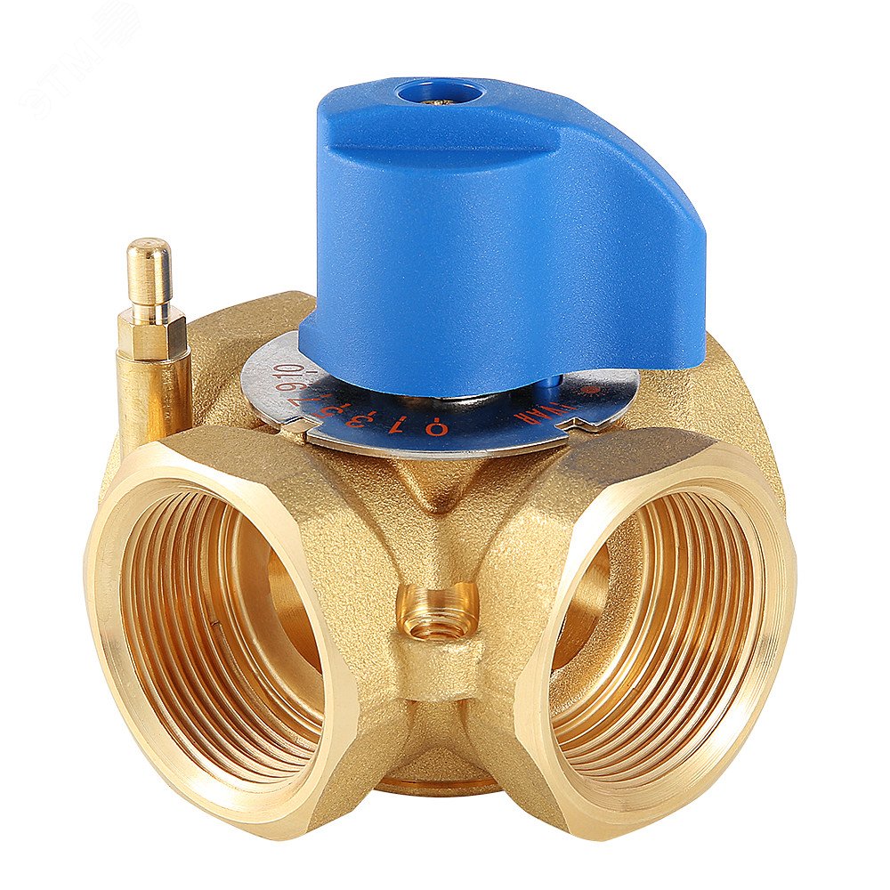 Изображение товара Клапан смесительный четырехходовой 3/4 для систем водоснабжения и отопления