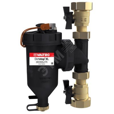 Фильтр-дешламатор с пластиковым корпусом Dirstop L 1 1/4' 2 поколение