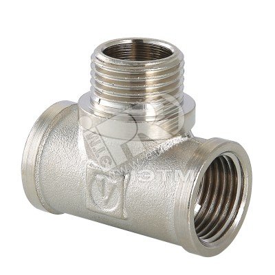 Изображение товара Тройник ВНВ 3/4  х 3/4  х 3/4 никелированный VALTEC