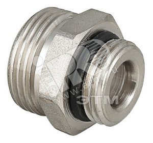 Изображение товара Ниппель переходной 1/2 х евроконус латунь никелированная VALTEC