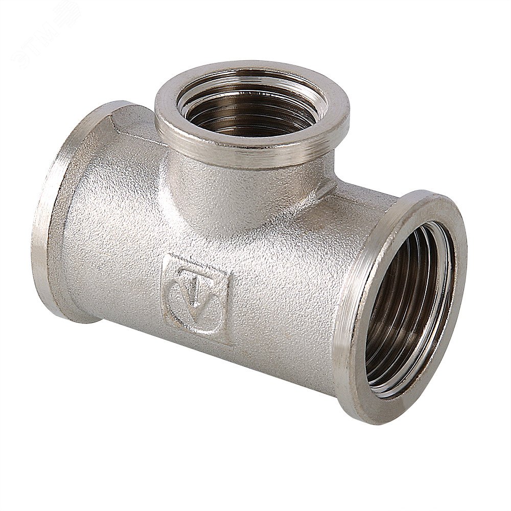 Изображение товара Тройник переходной никелированный 3/4'x1/2' VALTEC латунь