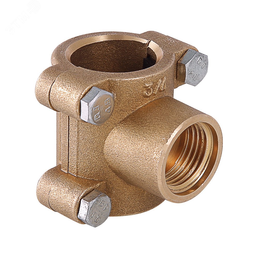 Изображение товара Обойма-тройник ремонтная латунная 1/2'' х 1/2'' ВР VALTEC VTr.755.G.0404