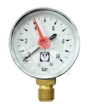 Изображение товара Манометр радиальный VT.TM50 Dy50 1/4 0-10 бар для самоочищающегося фильтра