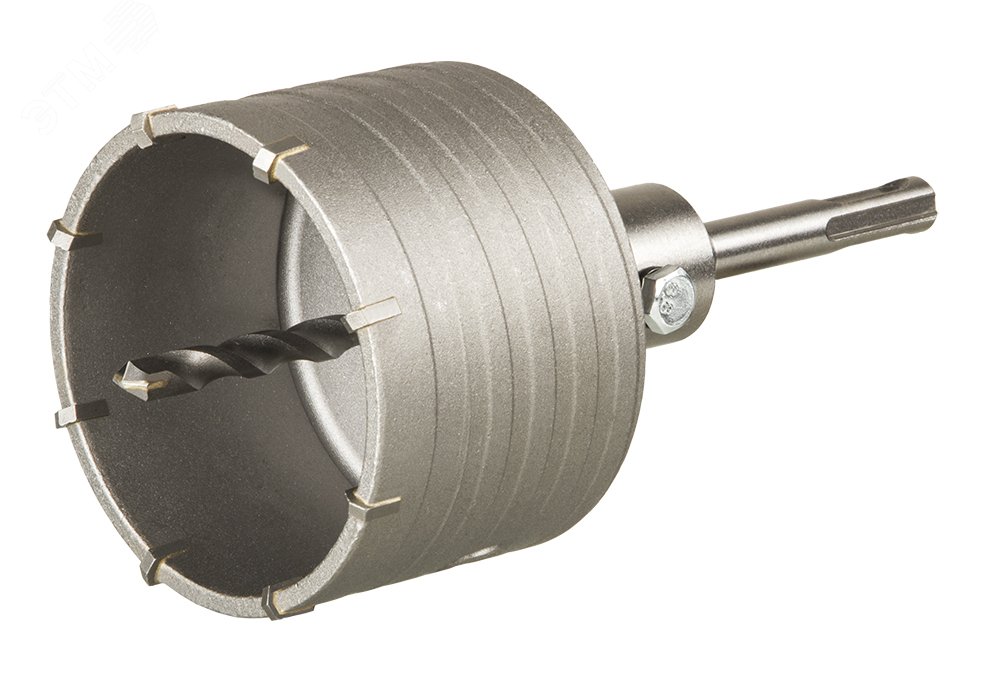 Изображение товара Коронка твердосплавная SDS-Plus 82 мм для бетона и кирпича Практика