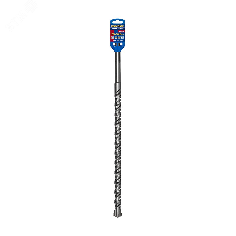 Изображение товара Бур SDS-MAX 25 х 400-540 мм КВАДРО серия Эксперт