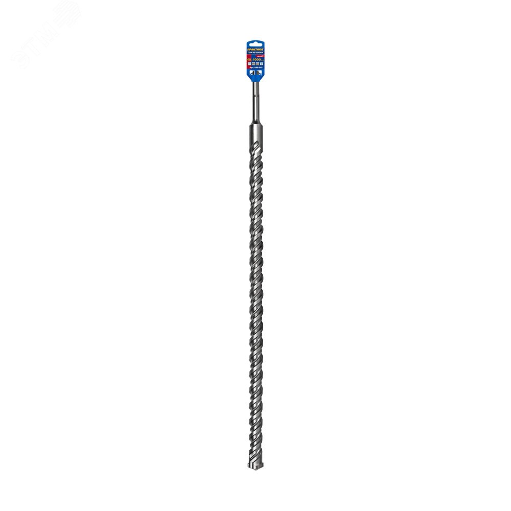 Изображение товара Бур SDS-MAX 40 х 860-1000 мм серия Эксперт по бетону кирпичу камню Практика