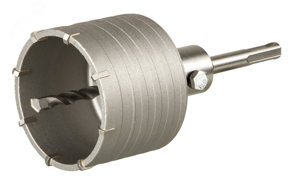 Изображение товара Коронка твердосплавная SDS-Plus ударная 75 мм Практика