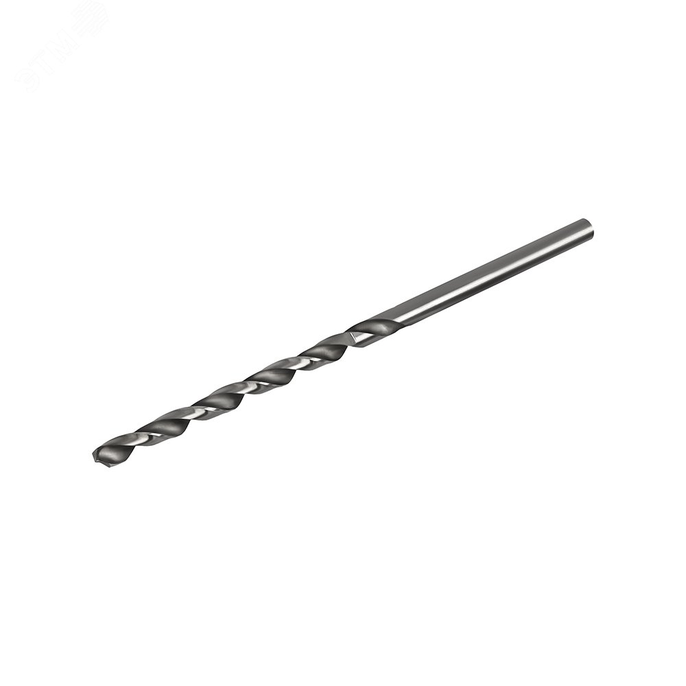 Изображение товара Сверло по металлу удлиненное Р6М5 4.8 х 132 мм один шт в блистере