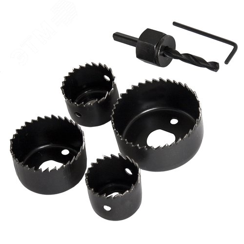 Изображение товара Набор HCS коронок, 4 шт, 32, 35, 44, 54 мм + адаптер (шт)