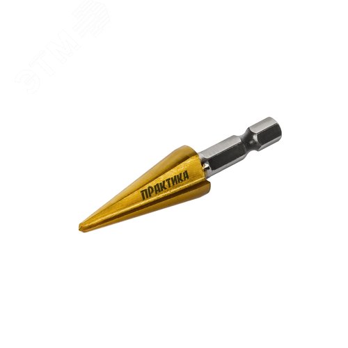 Изображение товара Сверло по металлу конусное, 3-14 мм TIN, 1ш (шт)