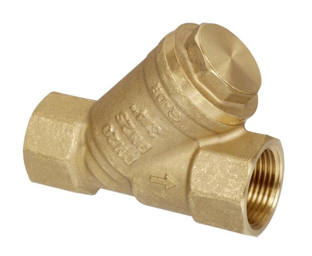 Фильтр латунный сетчатый FVR DN 20 PN25 с пробкой Danfoss купить цена