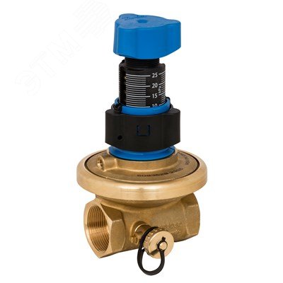 Клапан балансировочный APT Ду40 0,05-0,25 бар Kvs=10,0 м3/ч автоматический с импульсной трубкой 1,5м