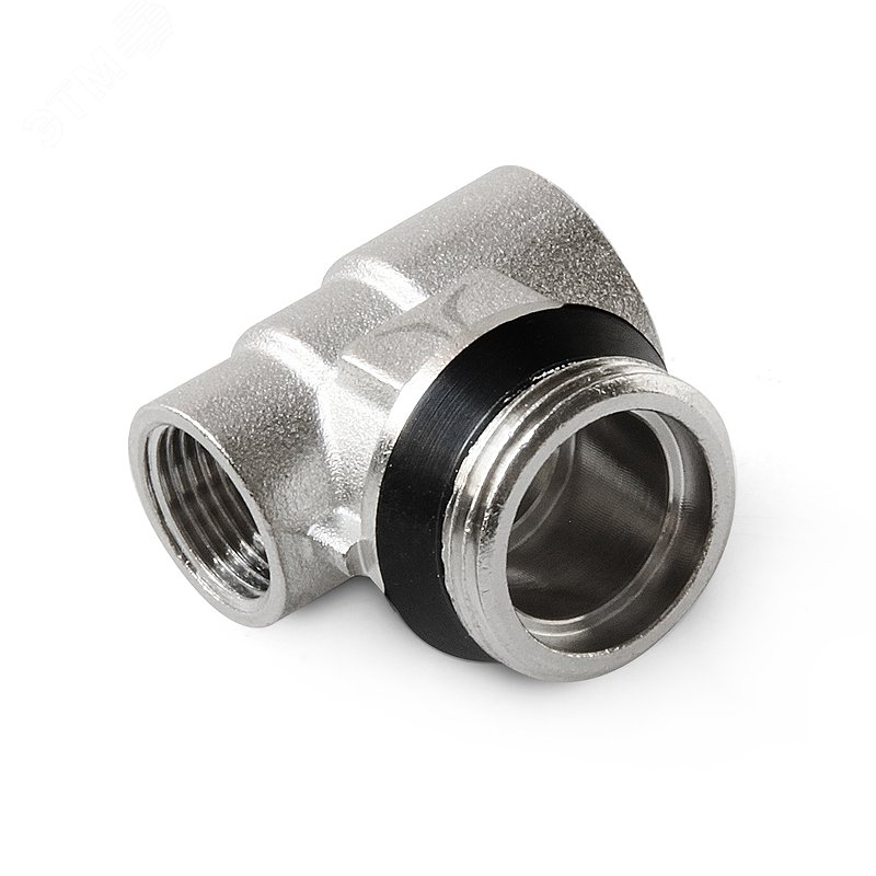 Изображение товара Тройник для коллектора резьбовой переходной Н-В-В 3/4 x 1/2 x 3/8 латунь Россия