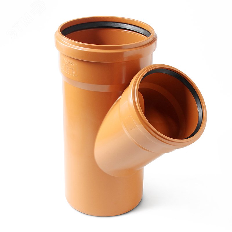 Изображение товара Тройник 160х110 45 град. для наружной канализации Pro Aqua