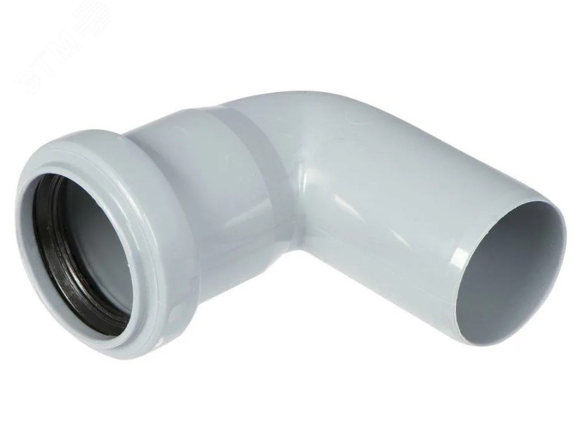 Изображение товара Отвод 40 87 град, для внутренней канализации, серый (шт)