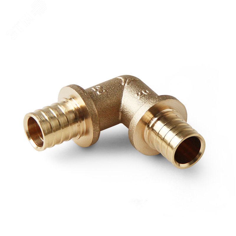 Изображение товара Угольник 16 90 град. аксиальный латунный Pro Aqua