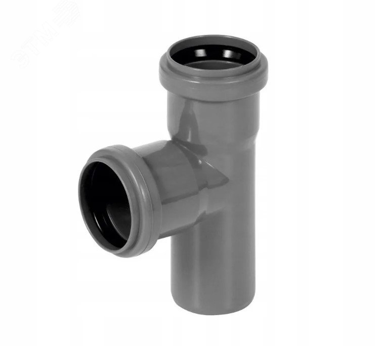 Изображение товара Тройник 50 мм 87 градусов канализационный PRO AQUA