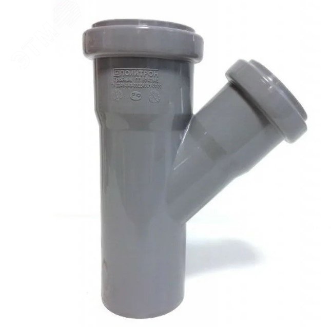 Изображение товара Тройник 50х40 45 град, канализационный (шт)