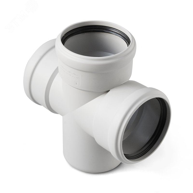 Изображение товара Крестовина 110 87 град одноплоскостная PRO AQUA для канализации